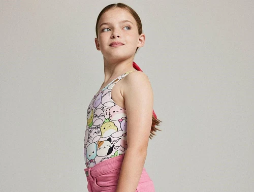 Name It badedragt ballerina med Squishmallows print
